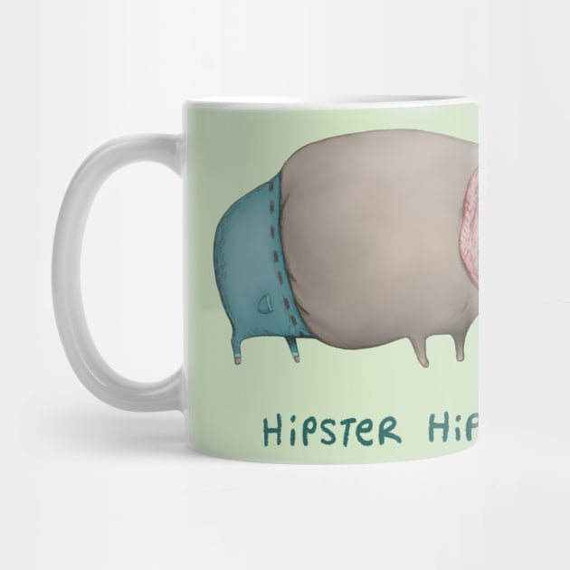 Hipster Hippo by Sophie Corrigan